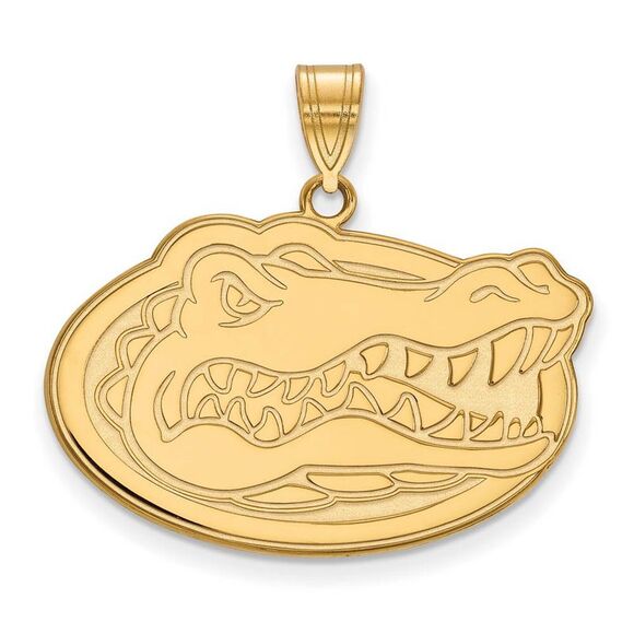 14k Yellow Gold U of Florida Large Mascot Pendant